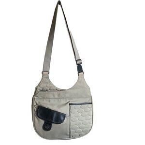 MOSEY Crossbody Messenger Bag Purse Recycled Plastic Bottles Travel 12"x10"x4.5"